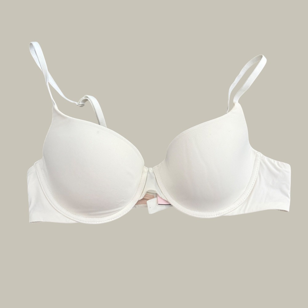 Victoria's Secret White Demi Bra Lightly Padded Underwire 36B